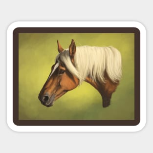 Flaxen Horse Sticker